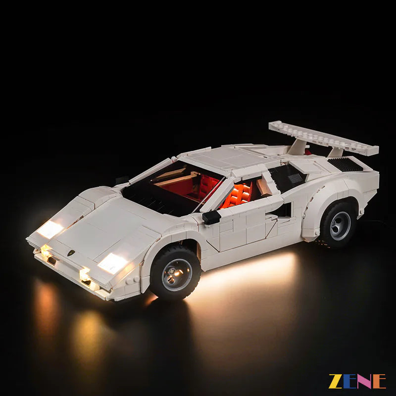 Kit de iluminación para Lamborghini Countach 5000 Quattrovalvole LEGO #10337