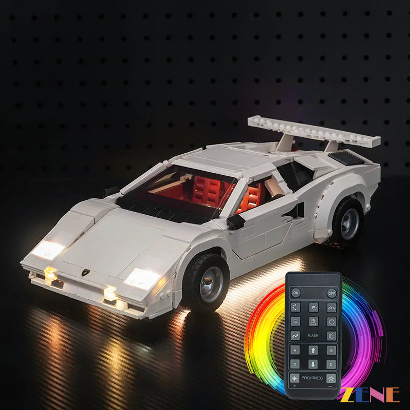 Kit de iluminación para Lamborghini Countach 5000 Quattrovalvole LEGO #10337
