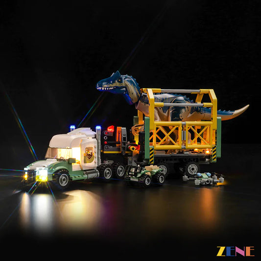 Misiones de dinosaurios LEGO: Camión de transporte de Allosaurus n.° 76966 