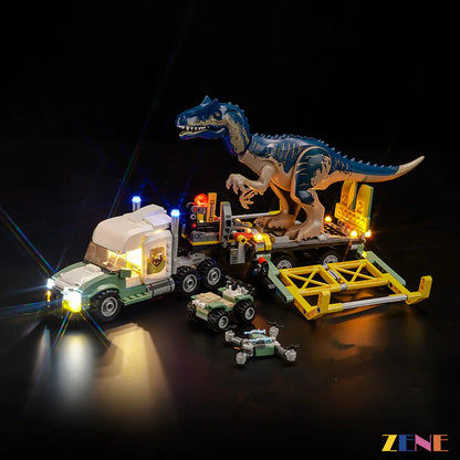 Misiones de dinosaurios LEGO: Camión de transporte de Allosaurus n.° 76966 