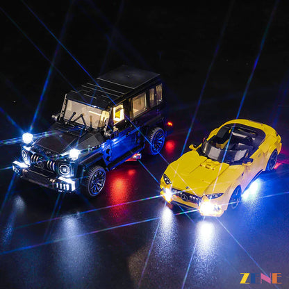 Kit de luces para Mercedes Benz AMG G63 y SL63 LEGO #76924