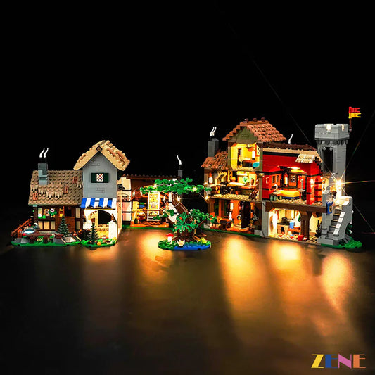 Kit de iluminación para LEGO Medieval Town Square n.° 10332