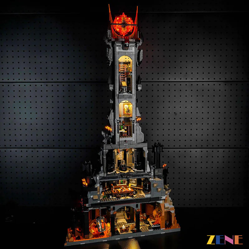 Kit de iluminación para LEGO Barad dur Tower de El Señor de los Anillos n.° 10333 