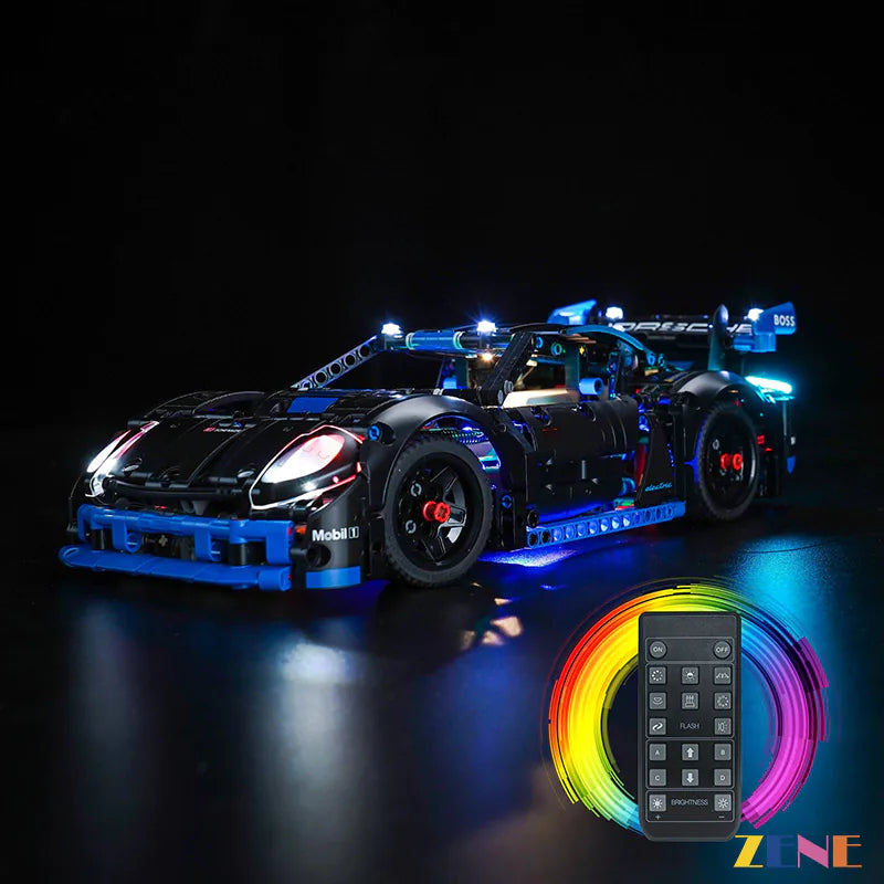 Kit de iluminación para el coche de carreras LEGO Porsche GT4 e-Performance n.° 42176