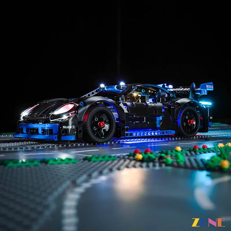 Kit de iluminación para el coche de carreras LEGO Porsche GT4 e-Performance n.° 42176