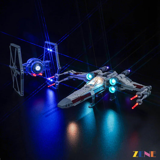 Kit de iluminación para LEGO TIE Fighter y X-Wing Mash-up n.° 75393
