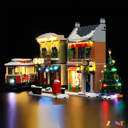 Kit de iluminación LEGO Holiday Main Street n.° 10308 (versión navideña)