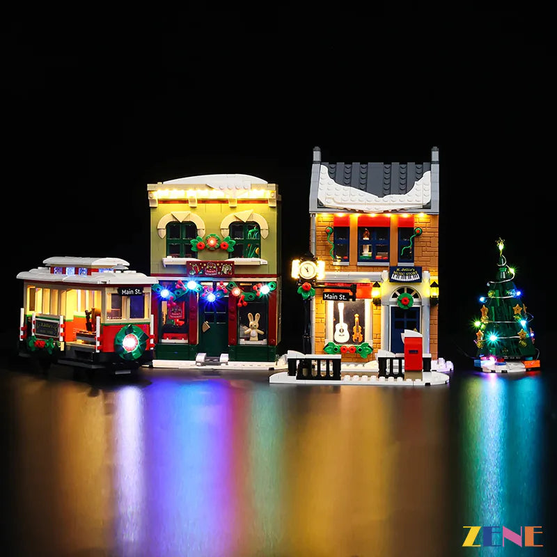 Kit de iluminación LEGO Holiday Main Street n.° 10308 (versión navideña)