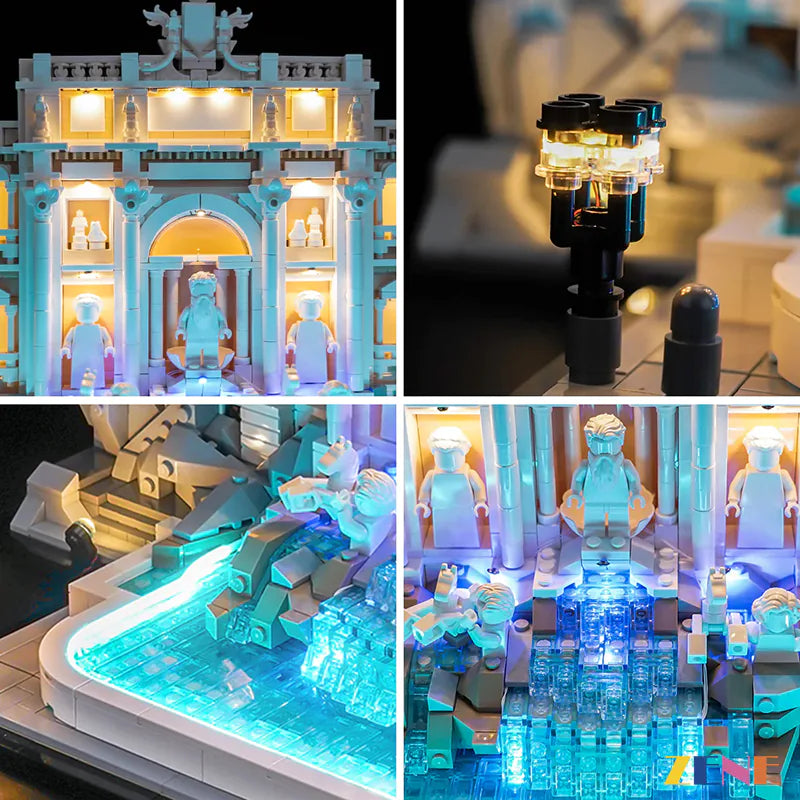 Kit de iluminación para la Fuente de Trevi LEGO n.° 21062