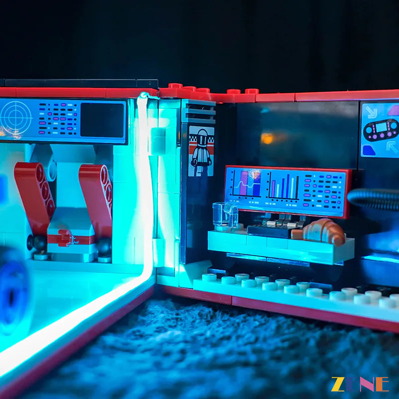 Kit de iluminación para el garaje LEGO City F1 Mercedes-AMG Alpine Cars n.° 60444