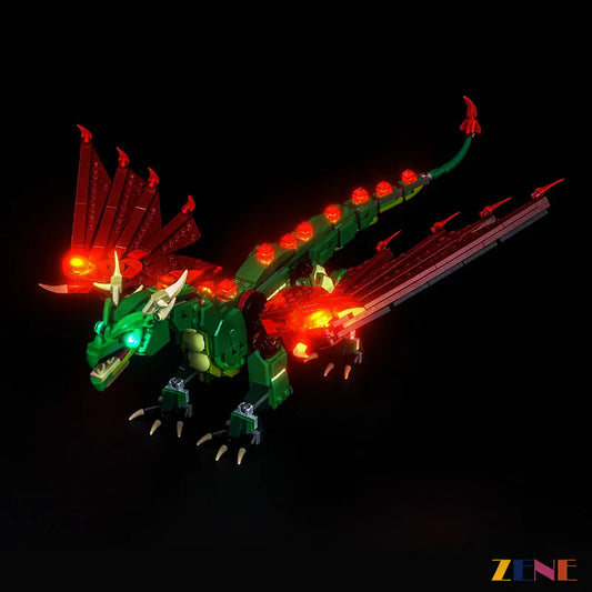 Kit de iluminación para LEGO Medieval Dragon n.° 31161