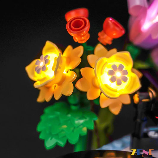 Kit de iluminación para tocadiscos LEGO con flores n.° 31172