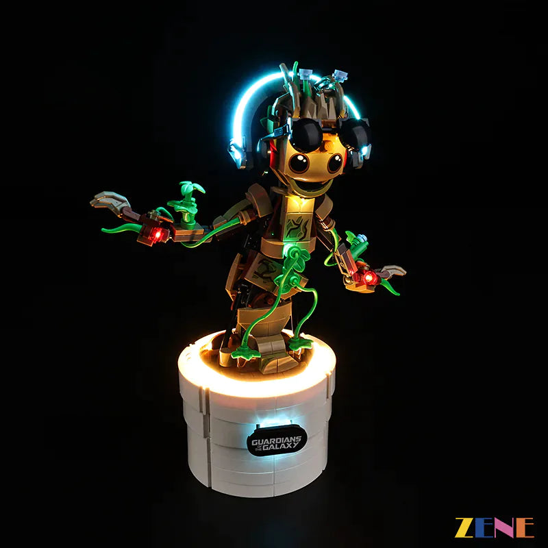 Kit de iluminación para LEGO Marvel Dancing Groot n.° 76297