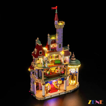 Kit de iluminación para el Castillo LEGO de La Bella y la Bestia n.° 43263 