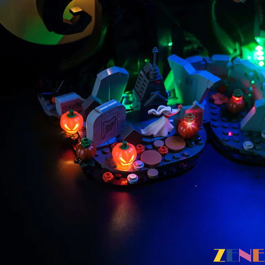 Kit de iluminación para LEGO Tim Burton's Pesadilla antes de Navidad n.° 21351