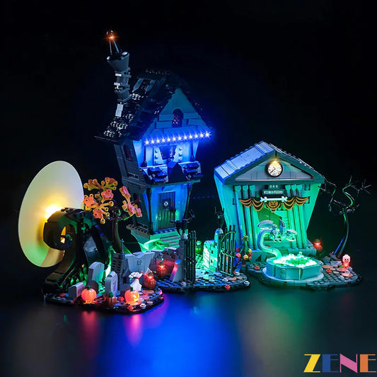 Kit de iluminación para LEGO Tim Burton's Pesadilla antes de Navidad n.° 21351