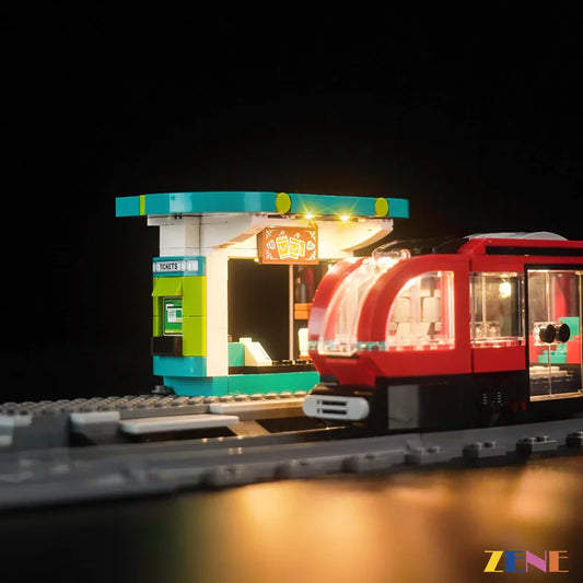 Kit de iluminación para tranvía y estación LEGO Downtown n.° 60423