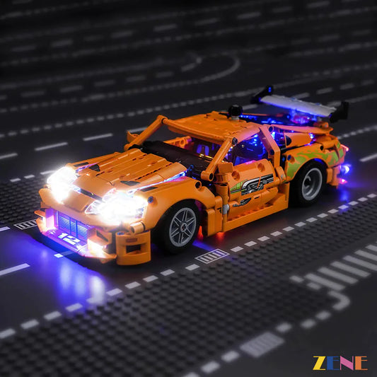 Kit de luces para LEGO Rápido y Furioso Toyota Supra MK4 n.° 42204 