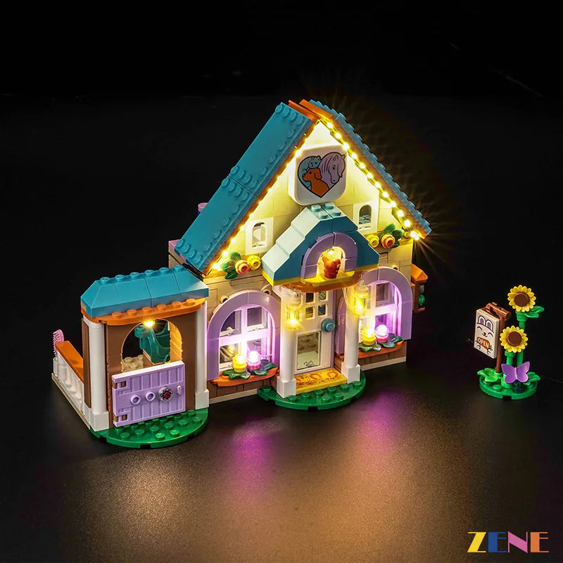 Kit de iluminación para la Clínica Veterinaria LEGO para Caballos y Mascotas n.° 42651 