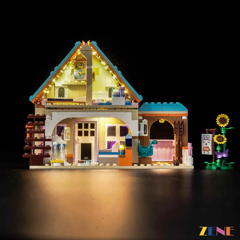 Kit de iluminación para la Clínica Veterinaria LEGO para Caballos y Mascotas n.° 42651 