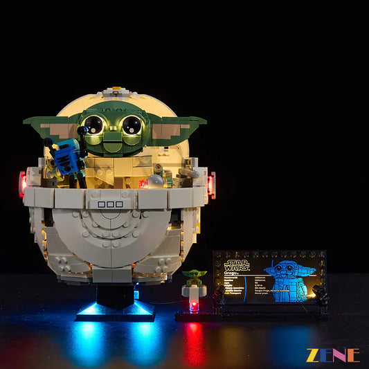 Kit de iluminación para LEGO Grogu con cochecito flotante n.° 75403