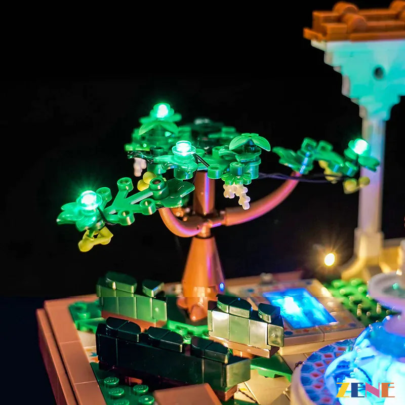 Kit de iluminación para LEGO Fountain Garden n.° 10359