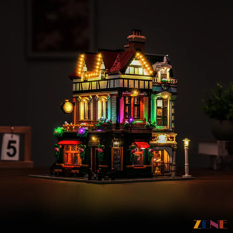 Kit de iluminación para LEGO Tudor Corner n.° 10350