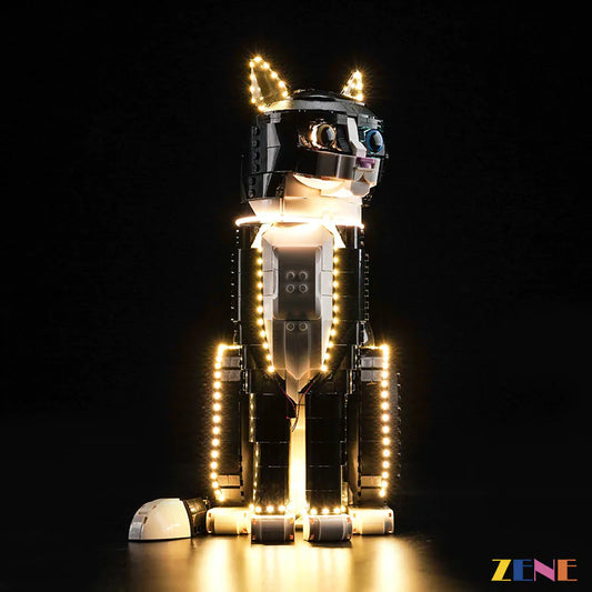 Kit de iluminación para LEGO Ideas Tuxedo Cat n.° 21349