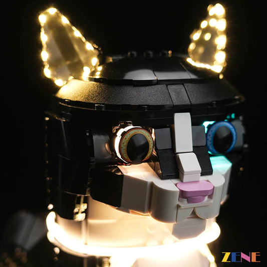 Kit de iluminación para LEGO Ideas Tuxedo Cat n.° 21349
