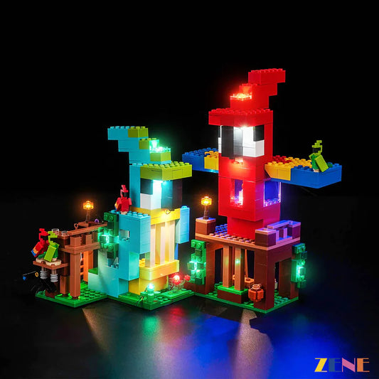 Kit de iluminación para LEGO The Parrot Houses n.° 21282