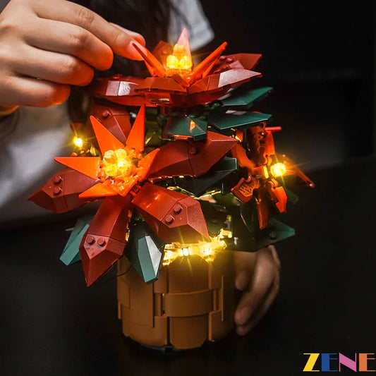 Kit de iluminación para LEGO Flor de Pascua 10370