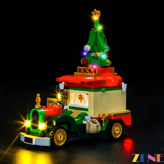 Kit de iluminación para el camión de reparto de LEGO Santa Claus n.° 40746 