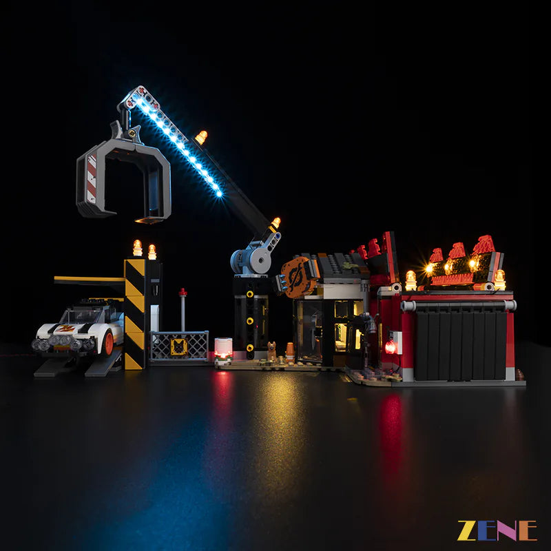 Kit de iluminación para LEGO Scrapyard con coches n.° 60472