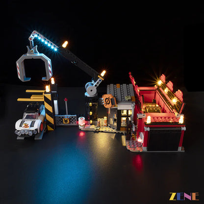Kit de iluminación para LEGO Scrapyard con coches n.° 60472