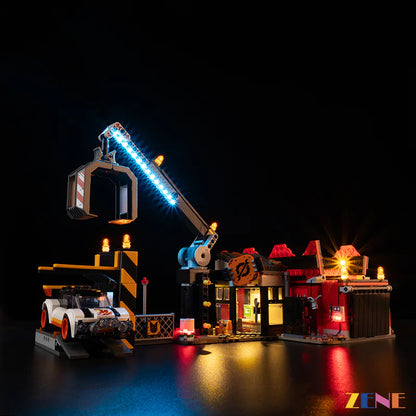 Kit de iluminación para LEGO Scrapyard con coches n.° 60472