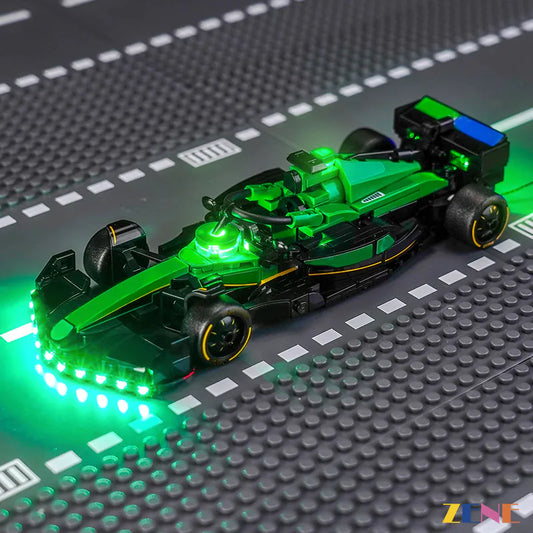 Kit de iluminación para el coche de carreras LEGO Aston Martin Aramco F1 AMR24 77245 