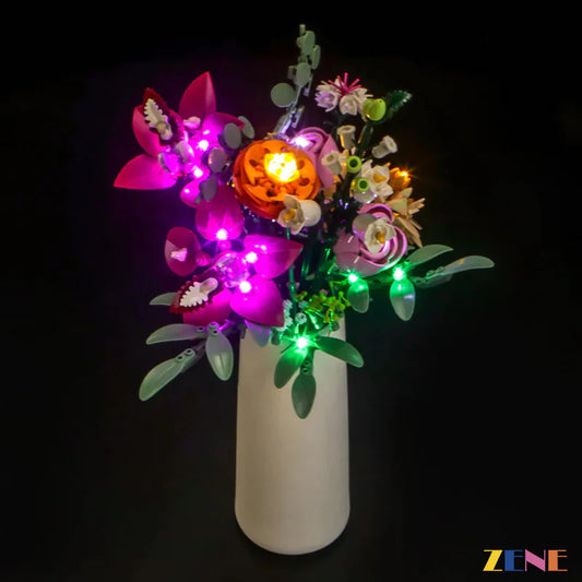 Kit de iluminación para LEGO Pretty Pink Flower Bouquet n.° 10342