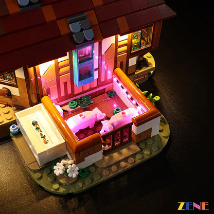 Kit de iluminación para LEGO La Madriguera Harry Potter n.° 76437 (versión 2)