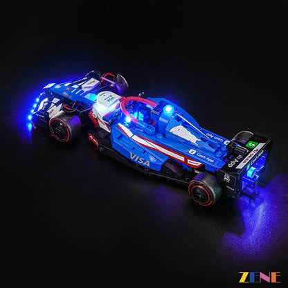 Kit de iluminación para coche de carreras LEGO F1 con Visa Cash App RB VCARB 01 n.° 77246