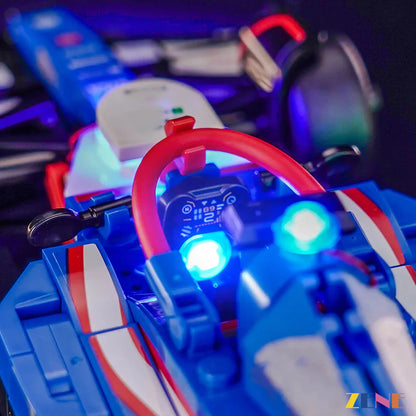 Kit de iluminación para coche de carreras LEGO F1 con Visa Cash App RB VCARB 01 n.° 77246