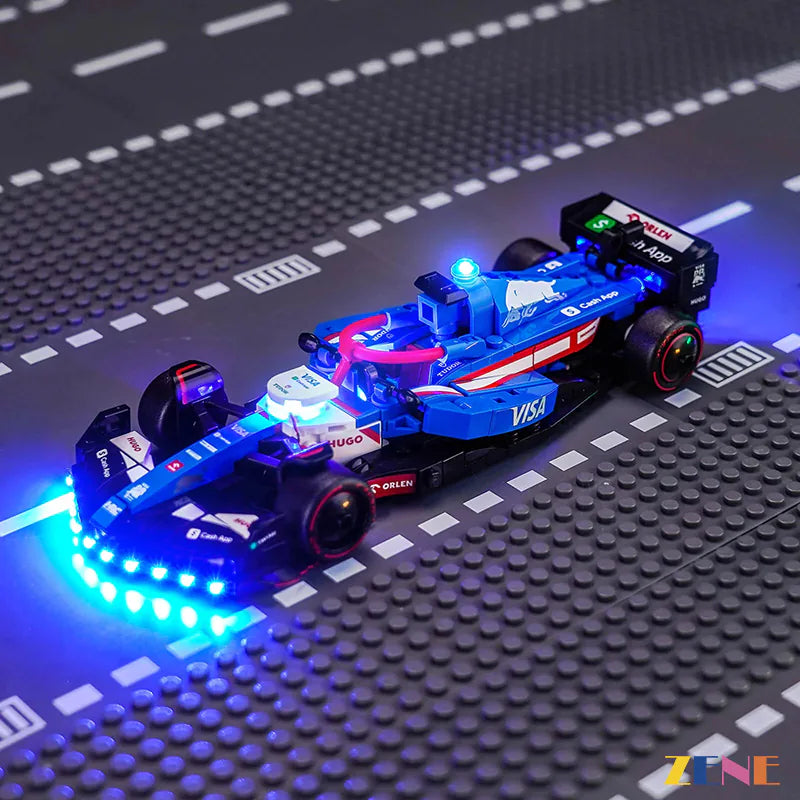 Kit de iluminación para coche de carreras LEGO F1 con Visa Cash App RB VCARB 01 n.° 77246