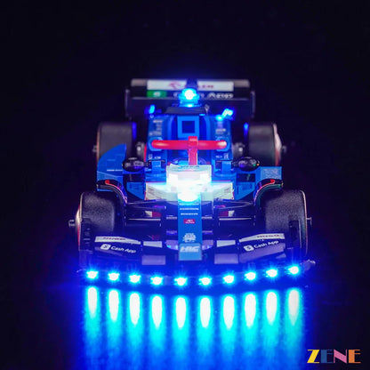 Kit de iluminación para coche de carreras LEGO F1 con Visa Cash App RB VCARB 01 n.° 77246