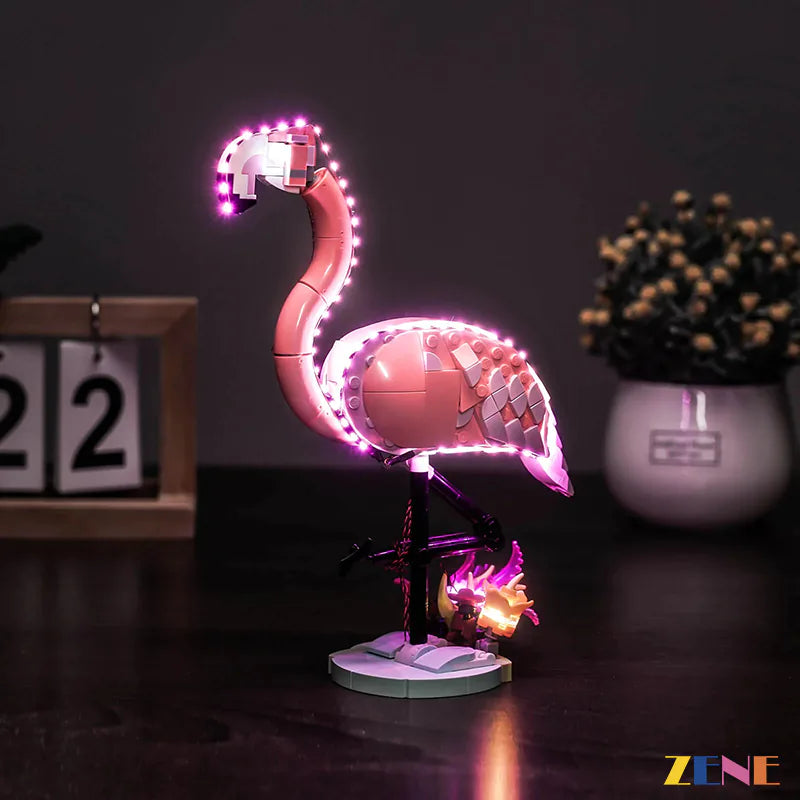 Kit de iluminación para LEGO Wild Animals: Flamenco rosa n.° 31170 
