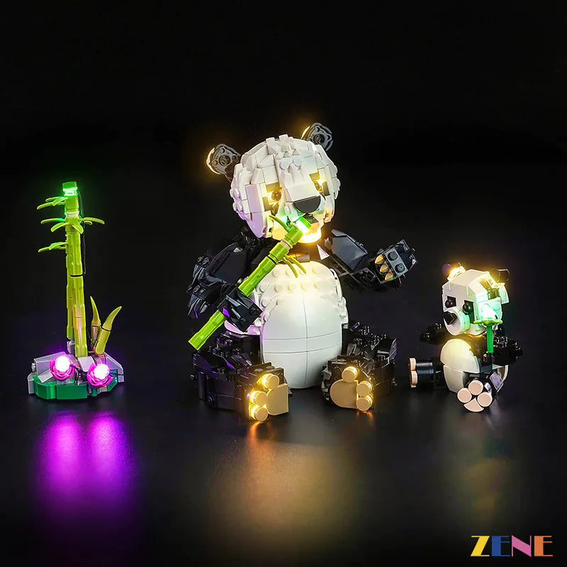 Kit de iluminación para LEGO Wild Animals Panda Family 31165 