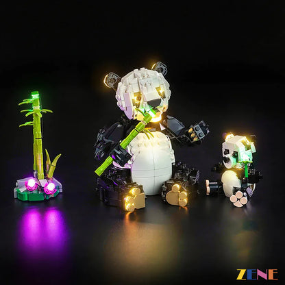 Kit de iluminación para LEGO Wild Animals Panda Family 31165 