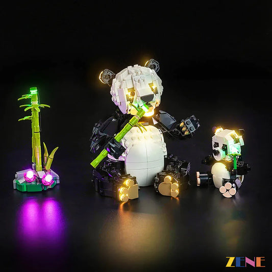 Kit de iluminación para LEGO Wild Animals Panda Family 31165 