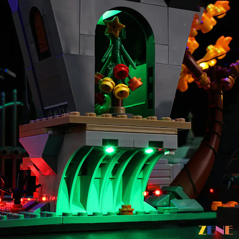 Kit de iluminación para LEGO Tim Burton's Pesadilla antes de Navidad #21351 Ver2