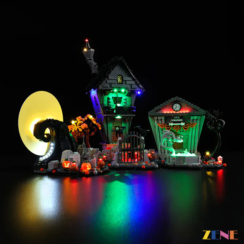 Kit de iluminación para LEGO Tim Burton's Pesadilla antes de Navidad #21351 Ver2