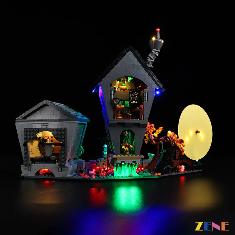 Kit de iluminación para LEGO Tim Burton's Pesadilla antes de Navidad #21351 Ver2