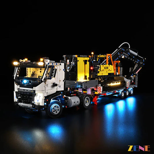 Kit de iluminación para camión LEGO Volvo FMX y excavadora eléctrica EC230 n.° 42175 